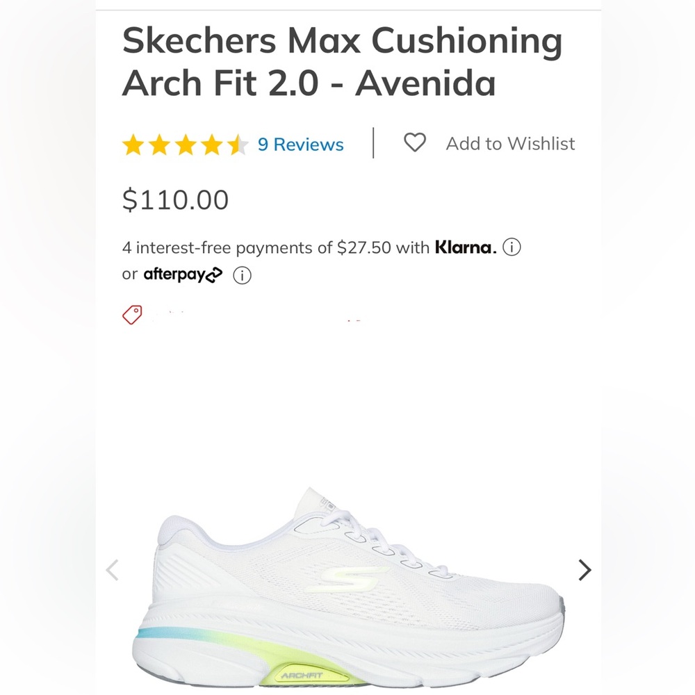 Skechers Max Cushioning Arch Fit 2.0 Avenida